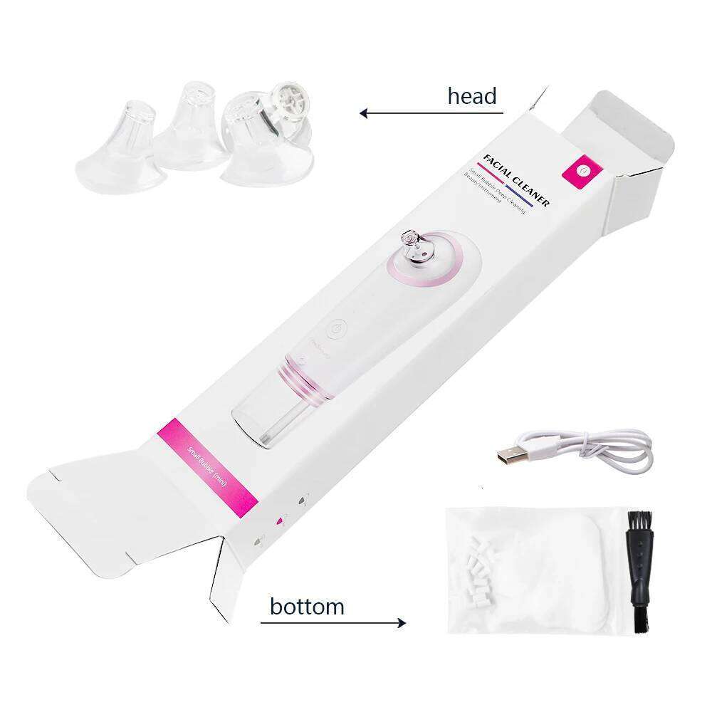 Small Bubble Blackhead Remover Hine Water Cycle Blackheads Electric Deep Face Cleaning Skin Care Beauty Device