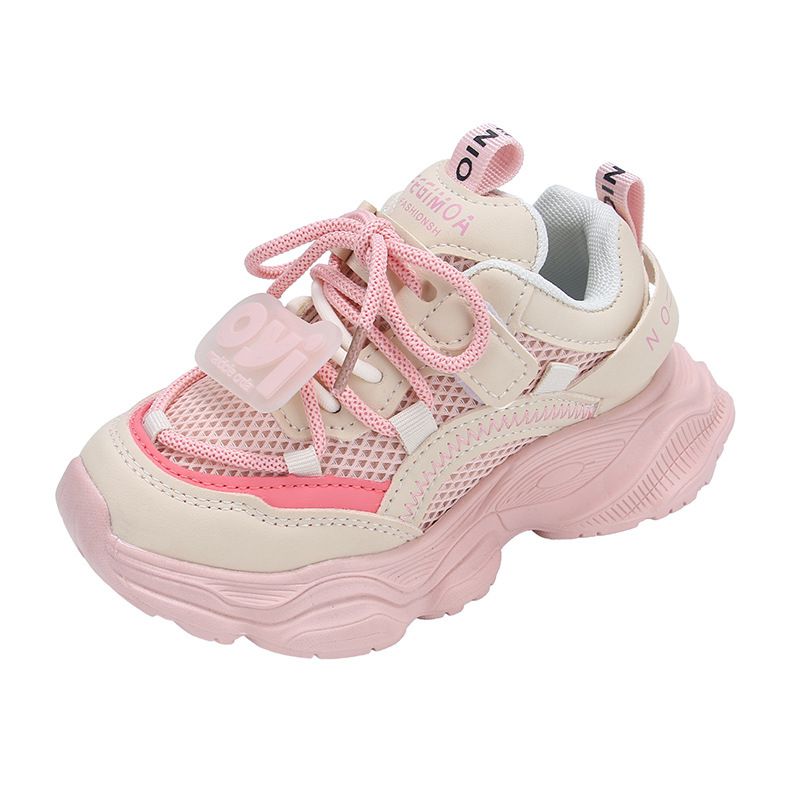 Kids Sport Shoes Autumn Boys Mesh Children Sneakers Girls Casual Sports Shoes Non-Slip Running Toddler shoes With Large Sizes US6C-US5Y 000274