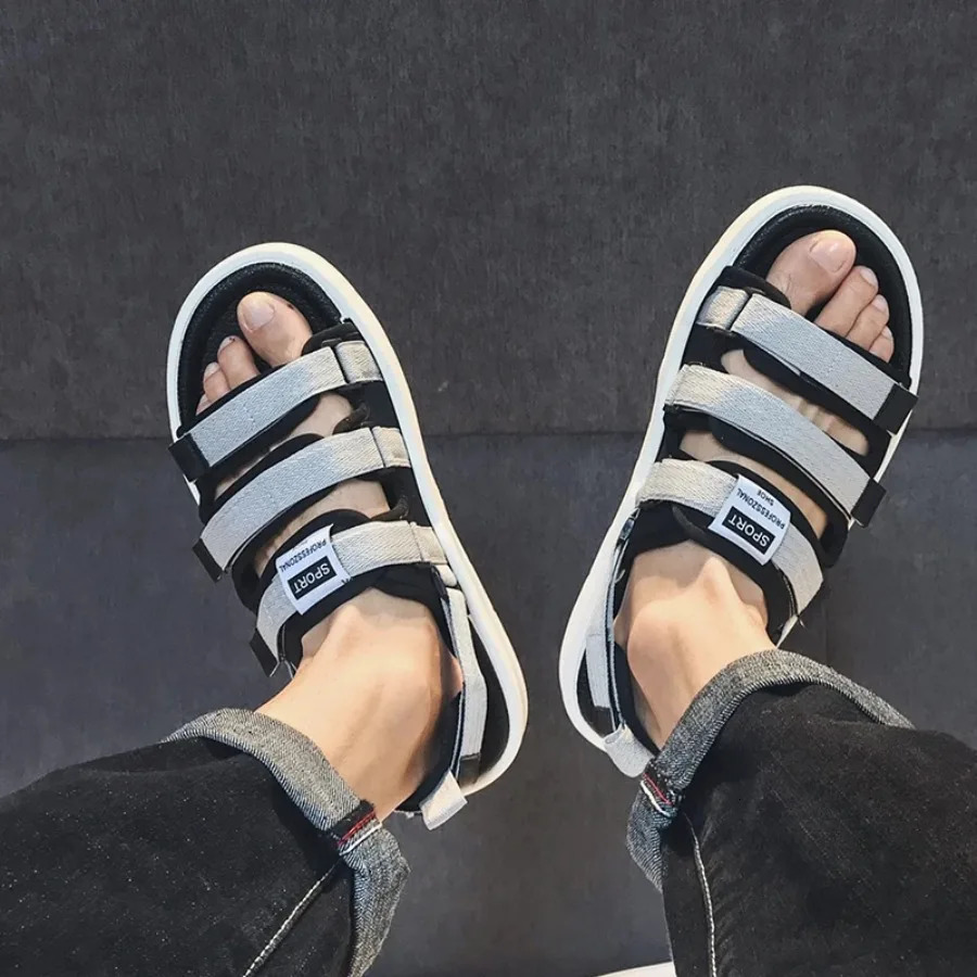 2025 Sandals Summer Mens Sandals Slippers Non-slip Waterproof Wading Shoes Beach Flip-flops Soft-soled Slippers Mens Shoes 250708