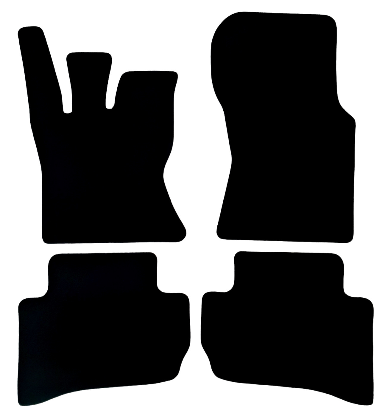 Car Floor Mats For Range Rover Velar Waterproof Black Velour Carpet Auto Liners