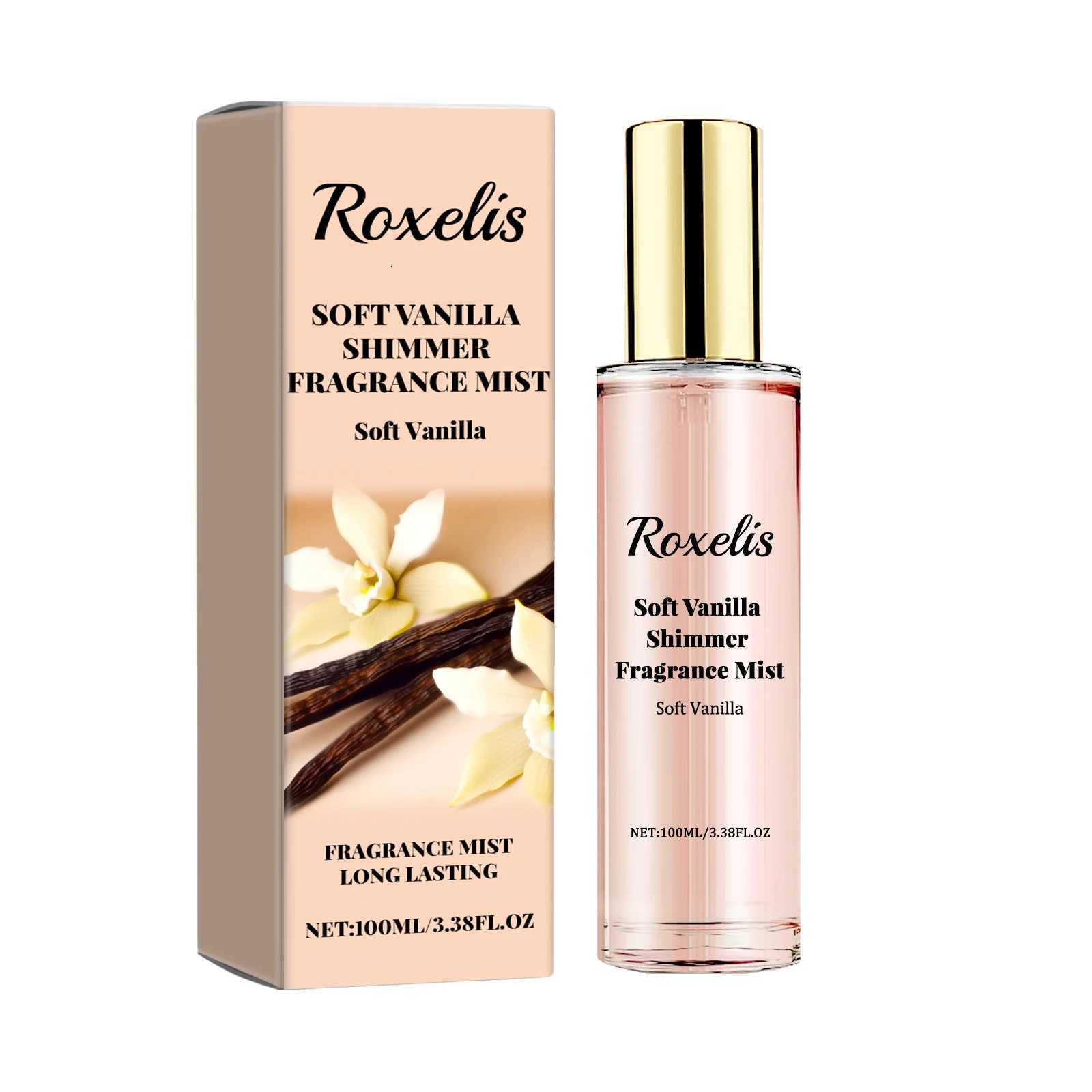 100ml Soft Vanilla Glitter Perfume Spray Floral Seduction Fragrance Mist Freshing Lasting Glamor Daily Dating Perfume W250712