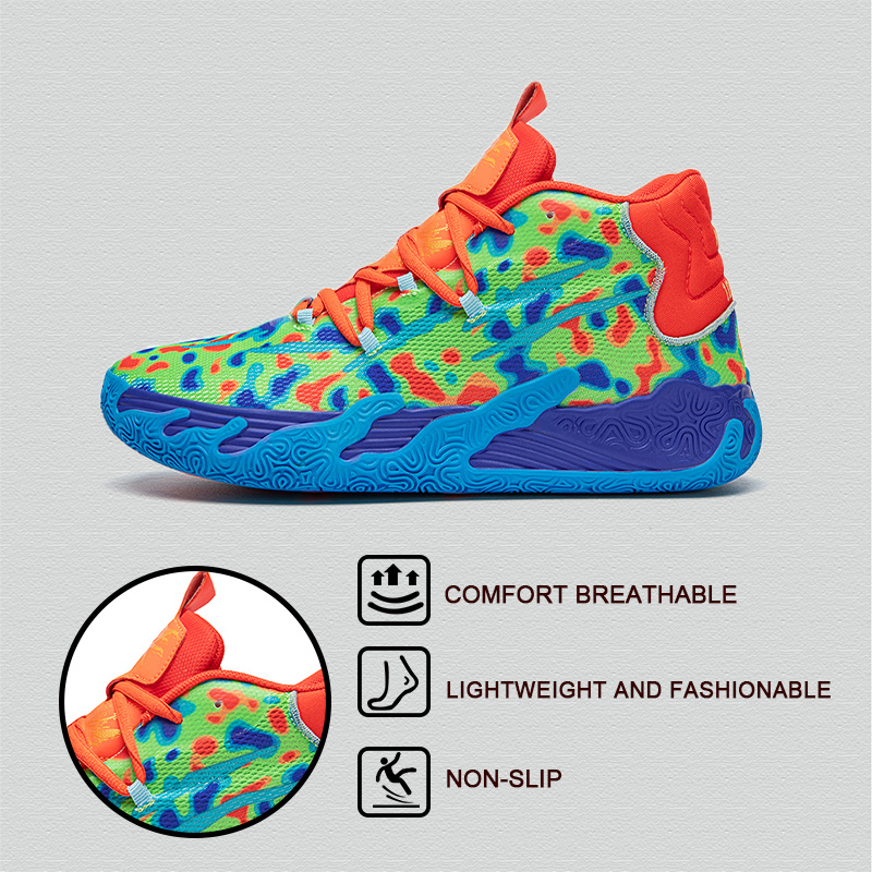 2024 New Basketball Shoes Men Breathable Comfortable Sneakers Training Outdoor Sports Basketball Sneakers Women Shoes