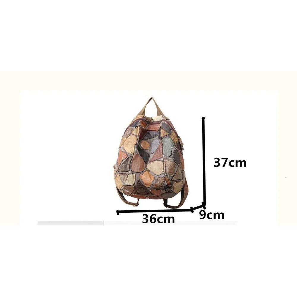 Retro Genuine Women's Backpacks Casual Handmade Design Handbags Top Layer Leather Backpackage Shoulder Bags