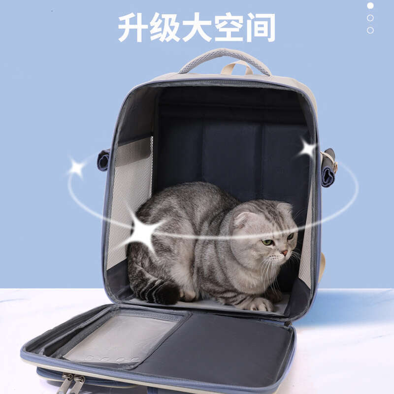 Backpack Four Seasons Universal Anti-Stress Handheld Breathable Pet Summer Cat Bag Portable for Outing