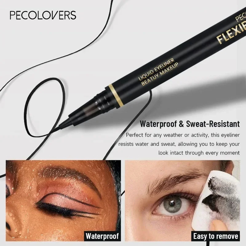 Five Eyeliner Liquid Eyeliner Quick Drying Waterproof and Sweat-proof Eye Cosmetics Eyeliner Pencil Cosmetic 250704