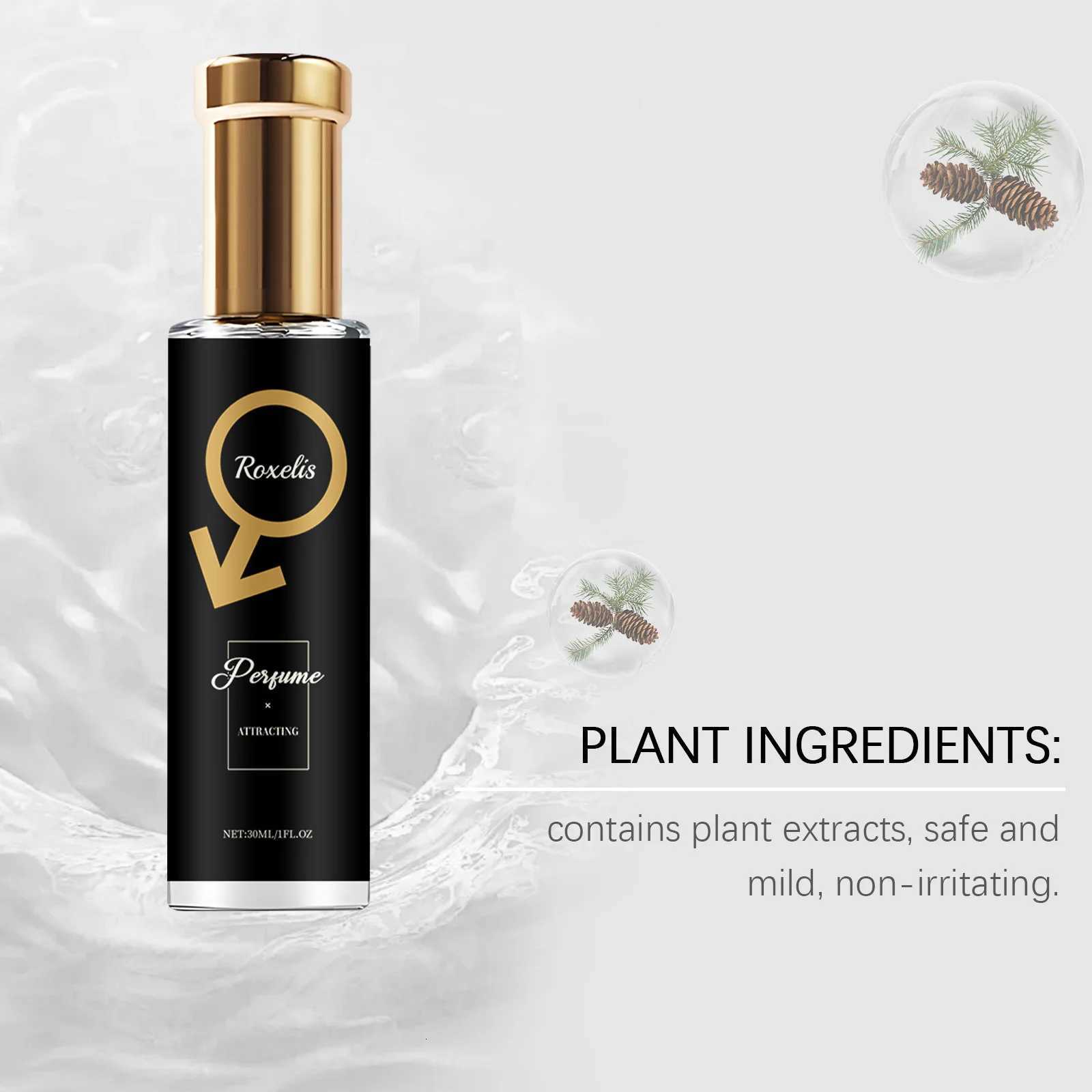 Roxelis 30ml Men Pheromone Perfume Cedar Fragrance Glamour Gentlemen Lasting Dating Romantic Scent Fresh Body Flirting Perfume W250712