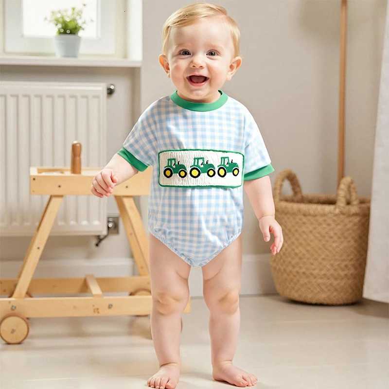 Toddler Boys Dinosaur Print Short Sleeve Romper Round Neck Summer Jumpsuit Bodysuit Casual Outfit Clothes for Baby Boy Z250712
