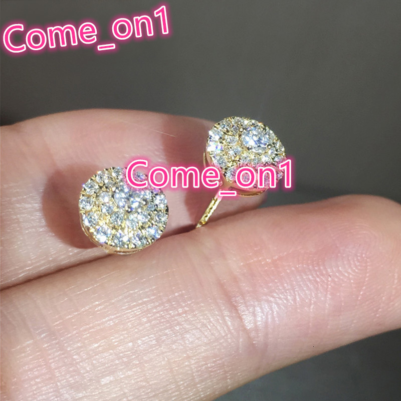 Wholesale Fashion Cubic Zirconia Silver/Gold/Rose Gold Plated Earrings for Women Wedding Classic Jewelry CZ Stud Earrings