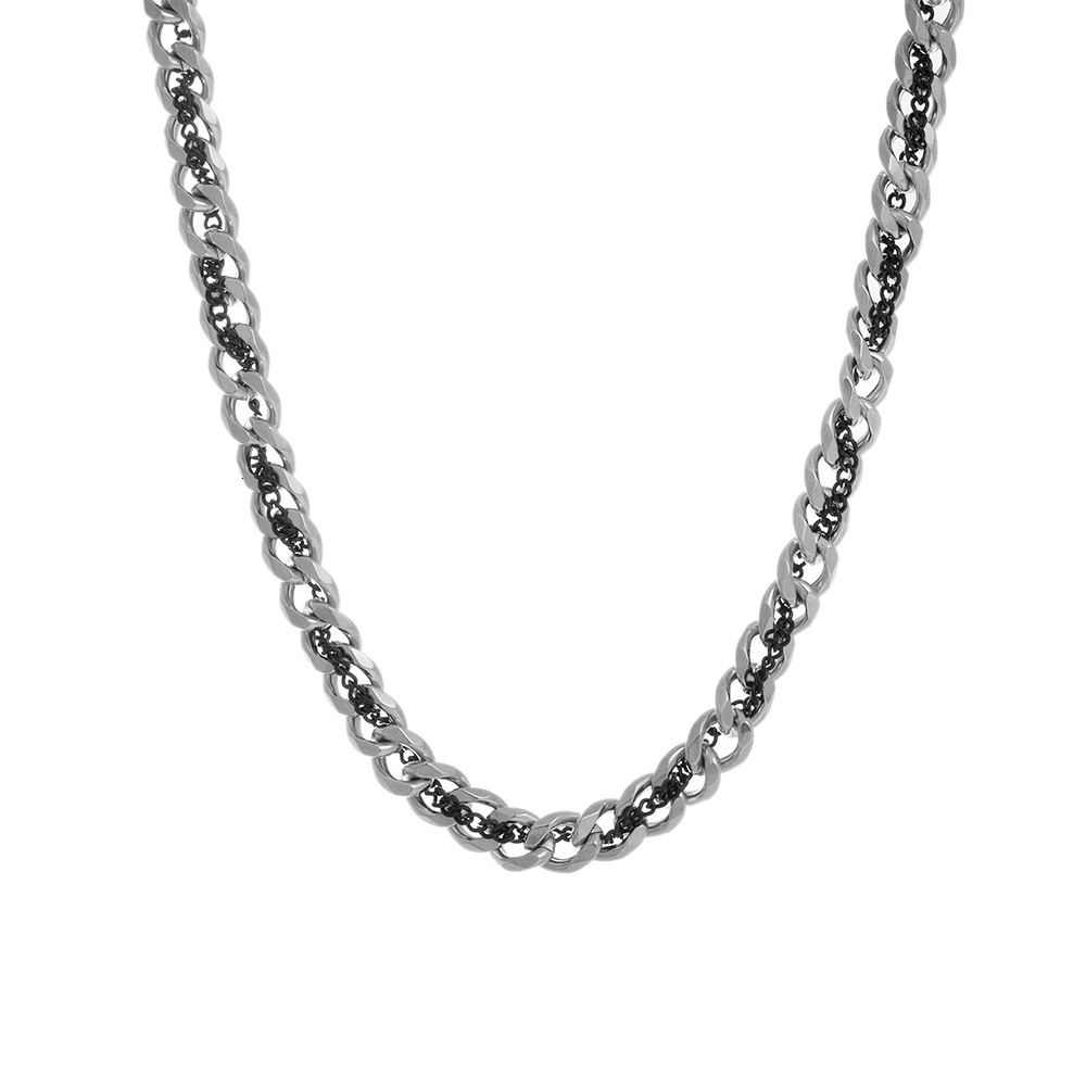 Luxury Jewelry Designer Jewelry Japanese And Korean High Street Simple Hip Hop Necklace INS Unisex Niche Design Street Hip Hop Titanium Steel Collarbo