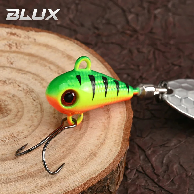 BLUX SPINTAIL Fishing Lure 45g 7g 11g Mag Tail Spinner Shad Metal Vib Casting Shore Jig Bait Copper Blade Spoon Freshwater Bass 250708