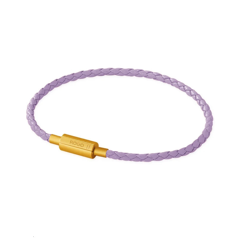 MOONLIGHT Classic Thin Rope 2.5mm Leather Bracelet for Women Stainless Steel Braided Bracelet Female Fashion Jewelry Gift 250712