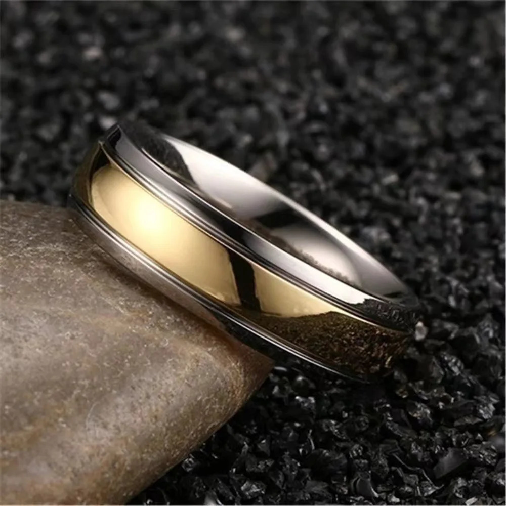 Selling Stainless Steel Frosted Couple Rings For Women Men Jewelry Valentines day Gifts Size 513 250704