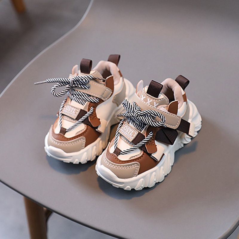 Autumn Children's Sneakers Boys New Fashion Design Kid Sport Shoes Girls Non-slip Casual Shoes Student Shoes Toddler Shoes Sizes US6C-US5Y 000302