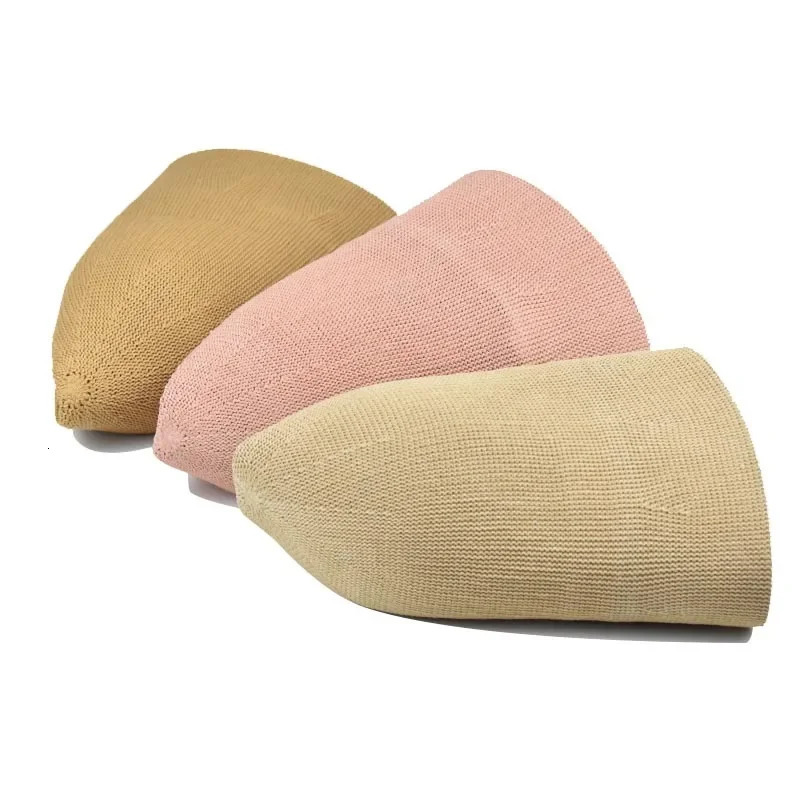 Spring summun Breathable Linen Knitted Bucket Cap For Women Simple Fashion Fishermans basin hat Accessories 250711