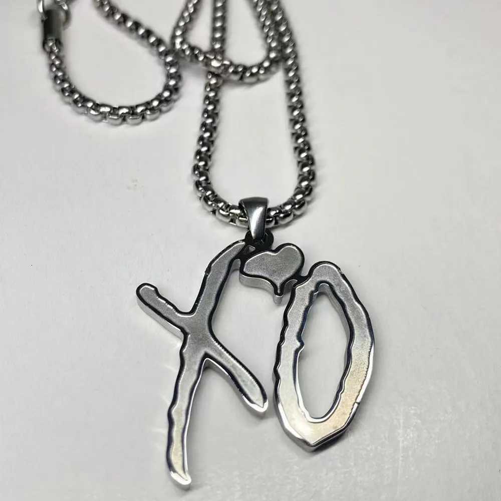 Delicacy Fashion Hip Hop Rock Titanium Steel Letter Pendant Necklace Heavy Industry Personality Men Cool Party Jewelry W250712