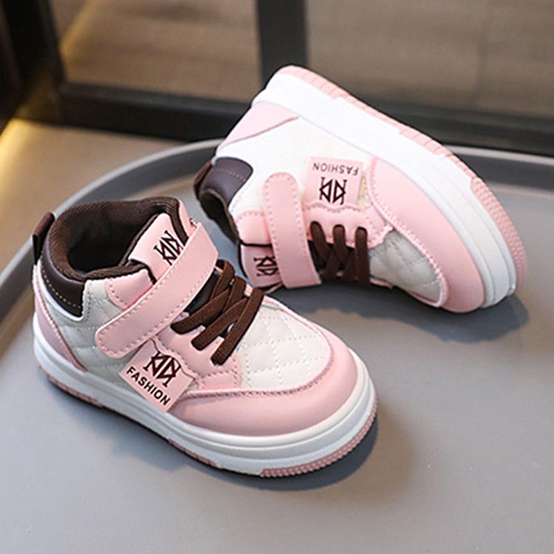 Toddler Shoes Boy Basketball Shoes Girl Sport Shoes Non-slip Footwears Autumn Student Shoes Cutefeet New Outdoor Shoes Sizes US5.5C-US1Y 000117