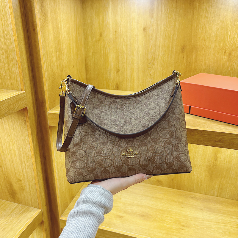 Elegant Large Capacity Women Tote Bag New Retro Shoulder Bag Printed Single Strap Crossbody Bag Free Shipping hot sale