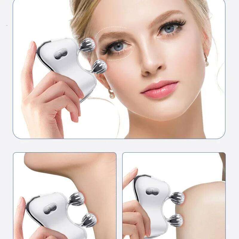 Rolling EMS Face Slimming V Line Facial Lift Phototherapy Wrinkle Remover Body Massager Skin Tightening