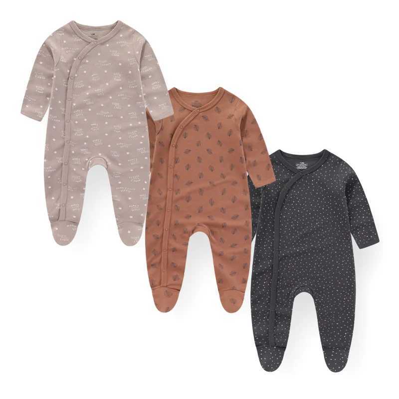3PCS/Set Autumn Unisex Baby Rompers Cotton Soft Newborn Boy Girl Jumpsuit 2023 Infant Winter Clothes Z250712