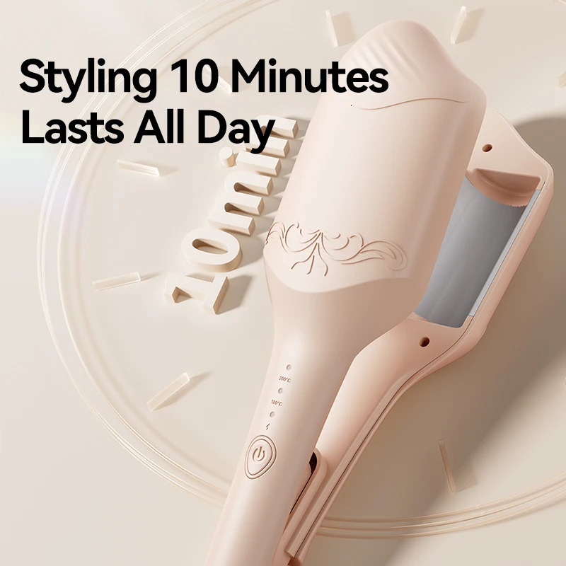Electric Hair Curler 40mm Large Wave Styling Ceramic Hair Long Lasting Curling Iron Styling Tool Curling Wand Hair Waver 250712