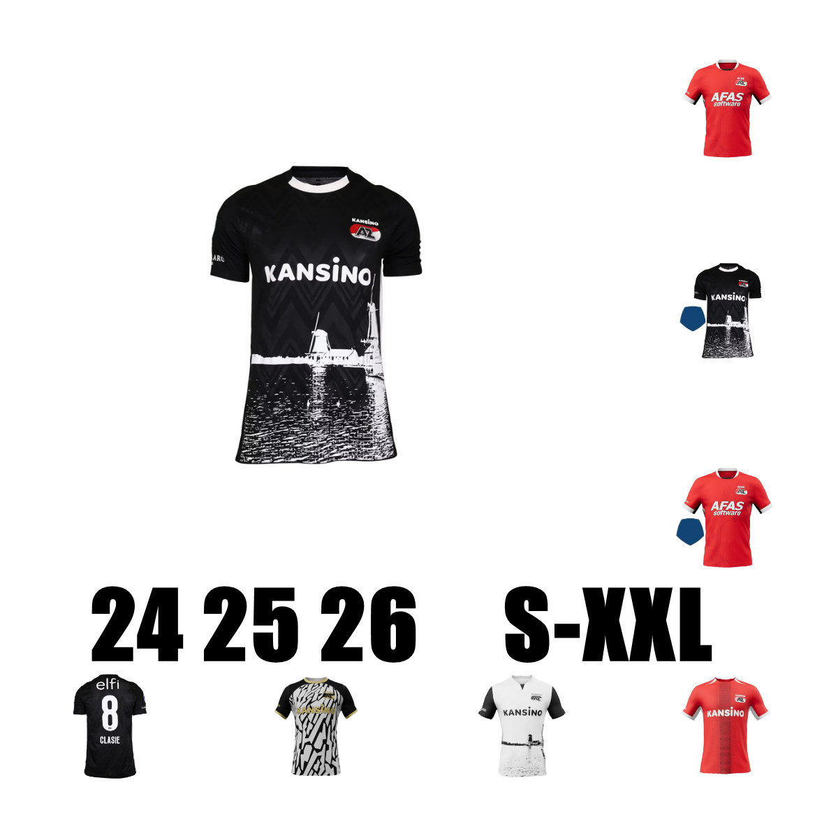2025 2026 AZ Alkmaar soccer jerseys I.SADIQ Men Kids kit 16-XXL 25 26 PARROTT CLASIE football shirt BREDERODE M.LAHDO maillots de foot SVEN MIJNANS BAZOER