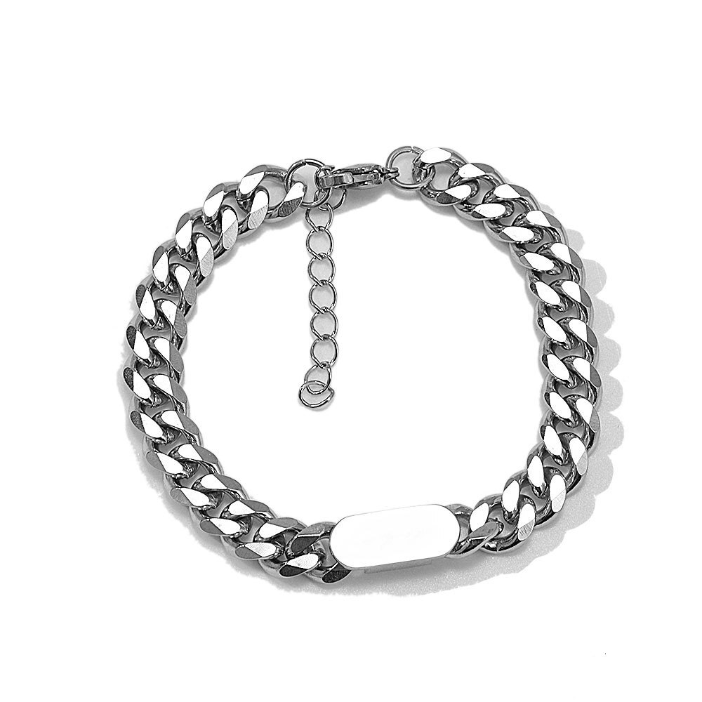 Luxury Jewelry Designer Jewelry European And American New Style Thick Chain Splicing Necklace Men's Titanium Steel Clavicle Chain Trendy Hip Hop 