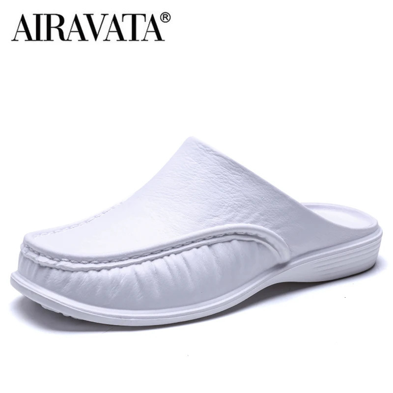 Men EVA Slippers Slip on Flats Shoes Fashion Beach Sandals Home Shoes Size 40-47 250707