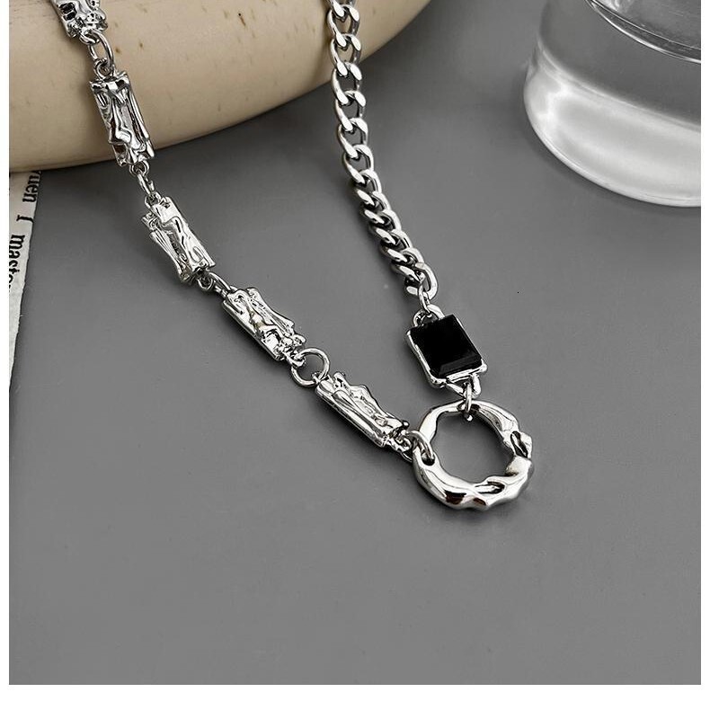 Luxury Jewelry Designer Jewelry Necklace For Men Titanium Steel Non-fading Simple Versatile Jewelry For Women Sweater Chain New Fashion Personality Ac