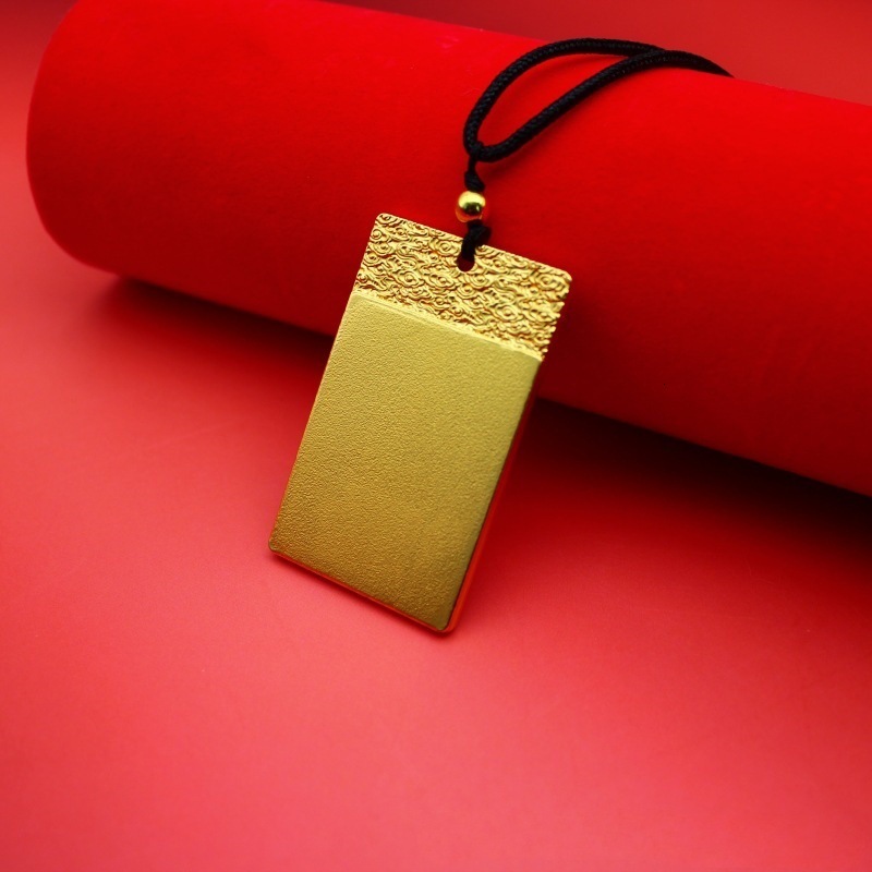 Luxury Jewelry Designer Jewelry Vintage Gold-plated Buddha Head Pendant Unisex Sweater Chain Electroplated Imitation Gold Maitreya Buddha Pendant Neck