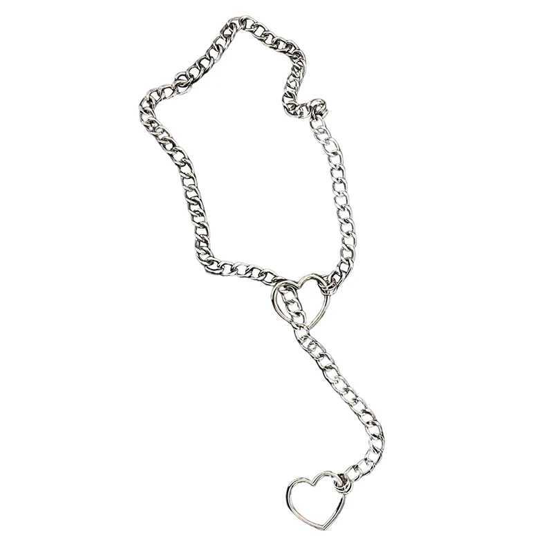 Slip Chain For Wen Human Slipchain Choker Collar Chain Necklace Heavy Cuban Long Chain W250714