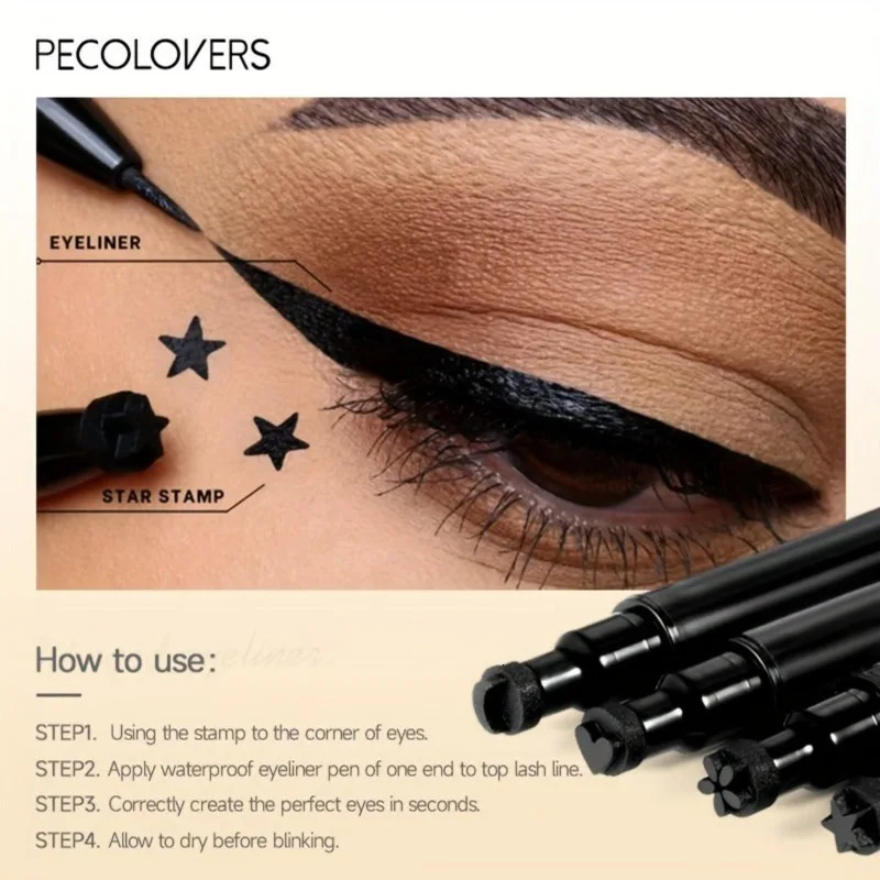 Seal Eyeliner Waterproof and Sweat-proof Long-lasting Eyeliner Suitable for Music Festival Makeup 250704