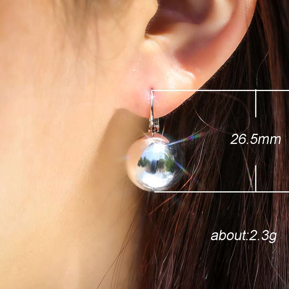 Elegant Imitation Pearl Zircon Earrings Fashion Womens Pendant Earrings Ladies Jewelry Accessories