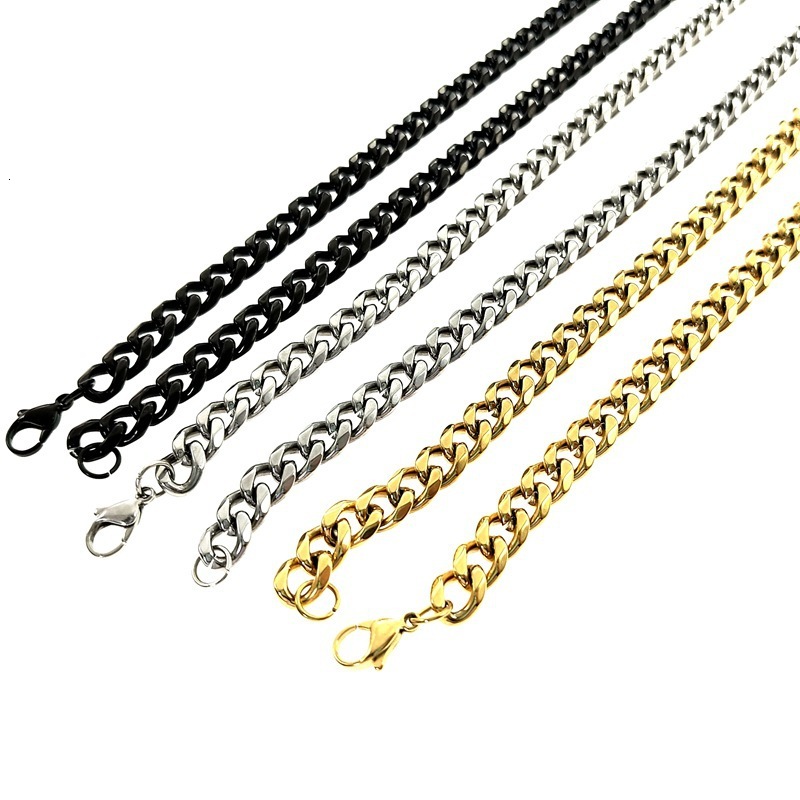 Luxury Jewelry Designer Jewelry Titanium Steel Emperor Chain Necklace For Men Trendy Versatile Non-fading Hip Hop European American Accessories