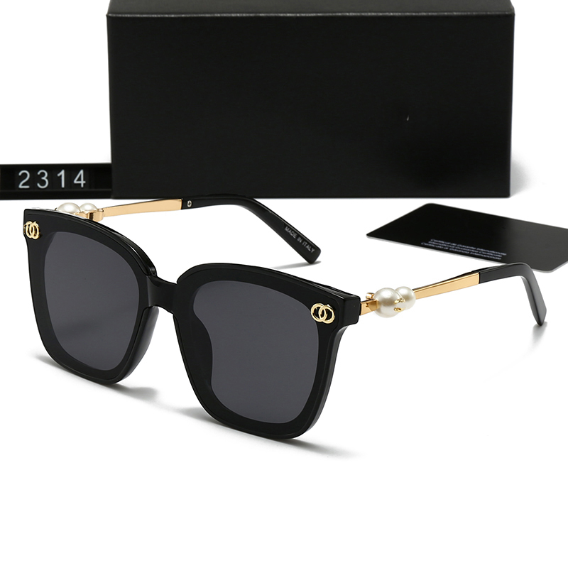 designer sunglasses for men women polarized cool fashion classic thick plate black white frame luxury eyewear man sun glasses with original box