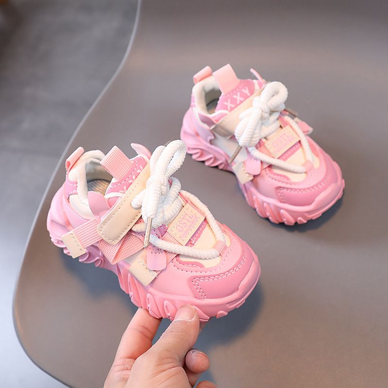 Autumn Children's Sneakers Boys New Fashion Design Kid Sport Shoes Girls Non-slip Casual Shoes Student Shoes Toddler Shoes Sizes US6C-US5Y 000302