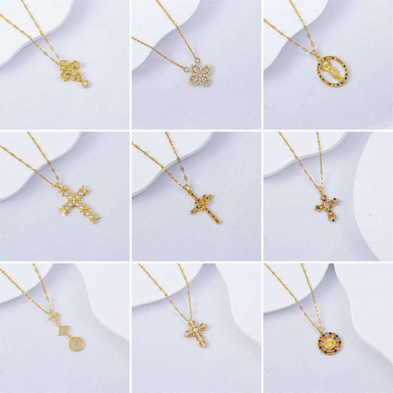 Luxury Jewelry Designer Jewelry Necklace Niche Design Simple Fashion Pendant Unisex High-end Light Luxury Temperament Collarbone Chain Titanium Steel 