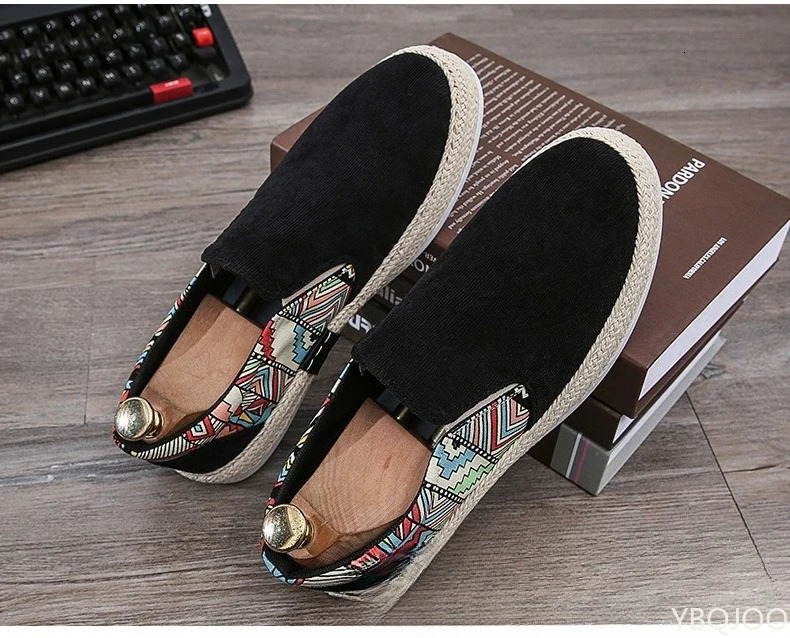 2025 Style Summer Fashion versatile Mens Sneakers Casual comfort Canvas Flat Shoes Men Fisherman Linen Cloth Loafers Shoes 250708
