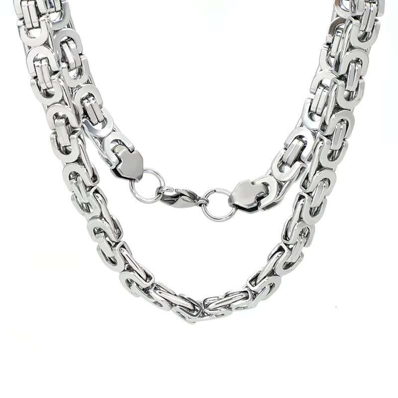 Punk Gold Plated Men Jewelry Fashion Chain Link Bracelets Cuban Necklace Stainless Steel Link Chain Necklace for Men