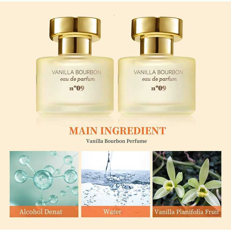 50ml Vanilla Bourbon Eau De Parfum Long-lasting Fragrance Goddess Charm Romantic Pheromone New Perfume Vanilla Dating Body Spray W250712