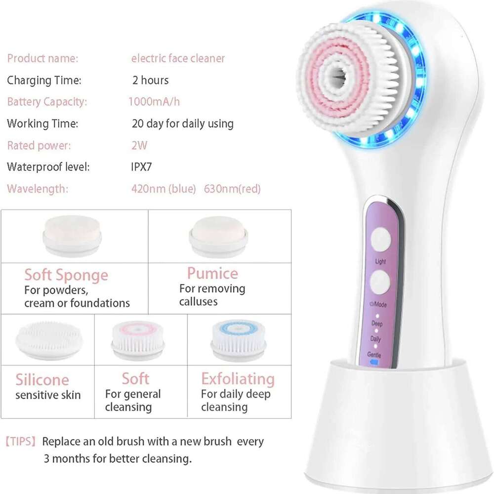 Newest Electric Deep-Cleaning Face Beauty Device SkinCare Brush