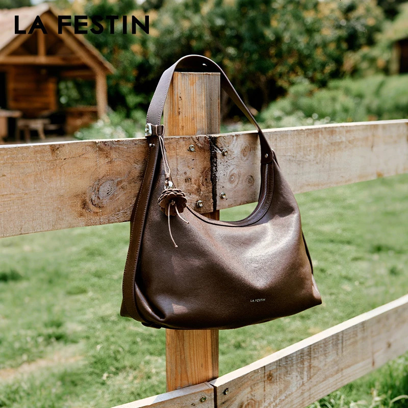 LA FESTIN Original Handbag Women 2025 Trend Shoulder Crossbody Bag Large Tote Bags Casual Package 250703