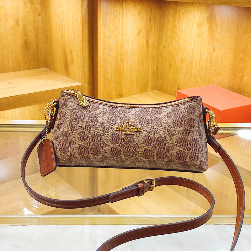 Women Minimalist Style Printed Design Underarm Shoulder Bag Versatile Textured Elegant Crossbody Bag