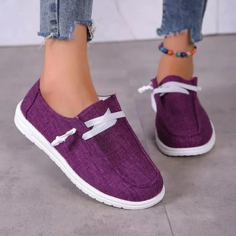 Comfortable Casual Shoes Lightweigh Mens Canvas Shoes For Men Women Slip-On Fashion Flat Loafers Shoes 250708