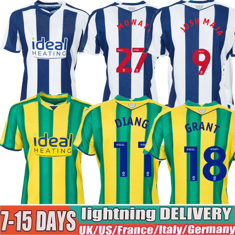 25 26 West Bromwich 125-Year Anniversary soccer jersey 2025 2026 HOME Josh Maja Diang Grant Mowatt football shirts men kids kit away