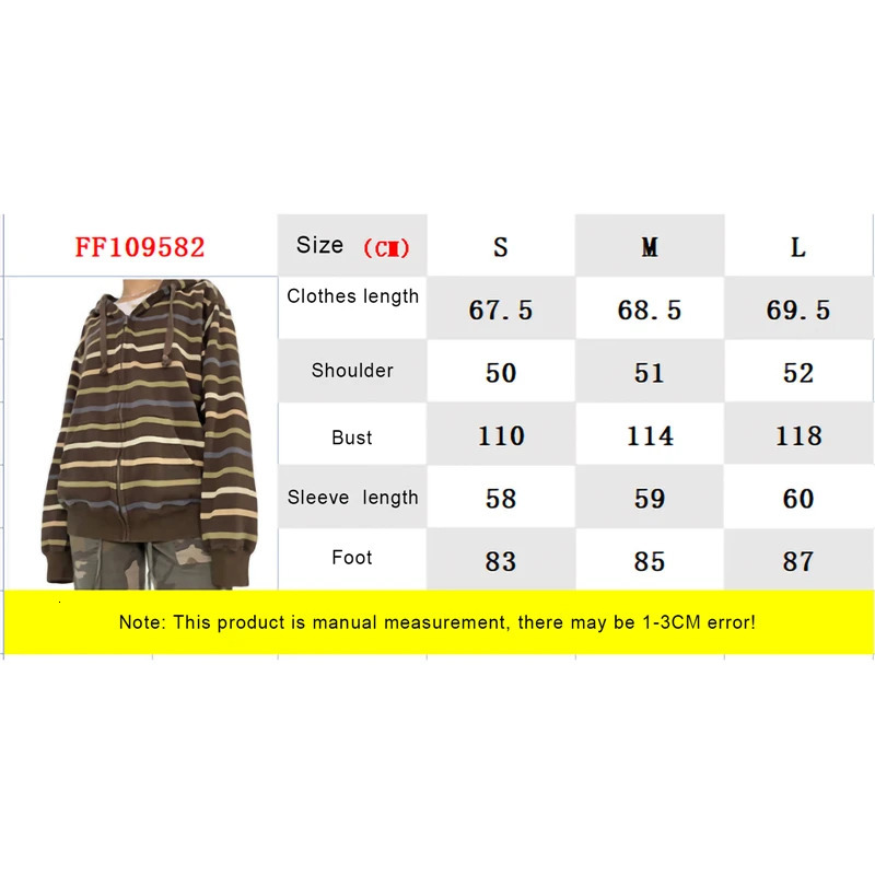 Xingqing Fairycore Aesthetic Sweatshirt Striped Long Sleeve Tops with Pockets Hoodie for Women Grunge Emo y2k Clothes Streetwear 250707