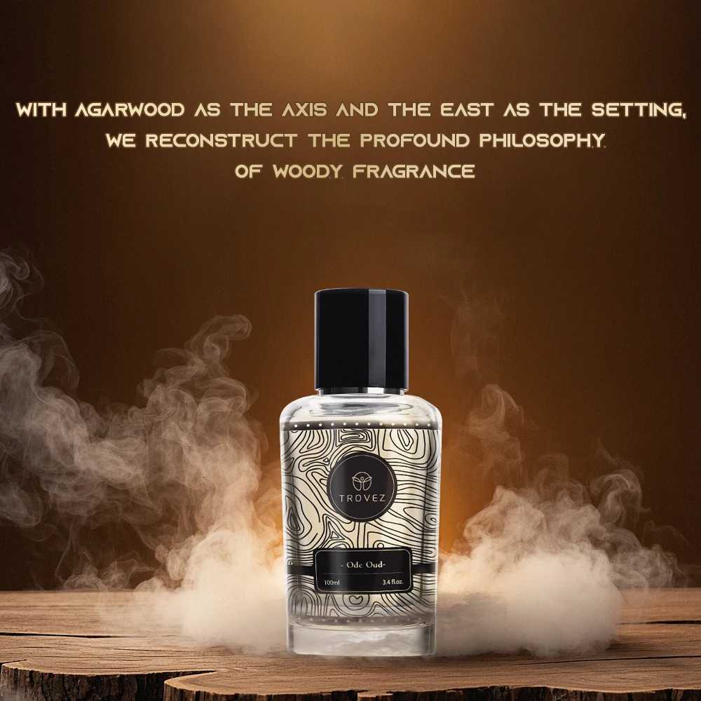 100ml Ode Oud Perfume Wood Oriental Tone Long-lasting Fragrance Unisex Perfume Body Spray Rich Arabic Perfumes Scent Gift W250712