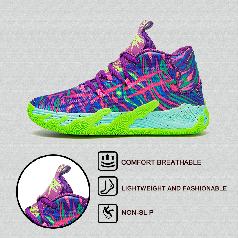 2024 New Basketball Shoes Men Breathable Comfortable Sneakers Training Outdoor Sports Basketball Sneakers Women Shoes