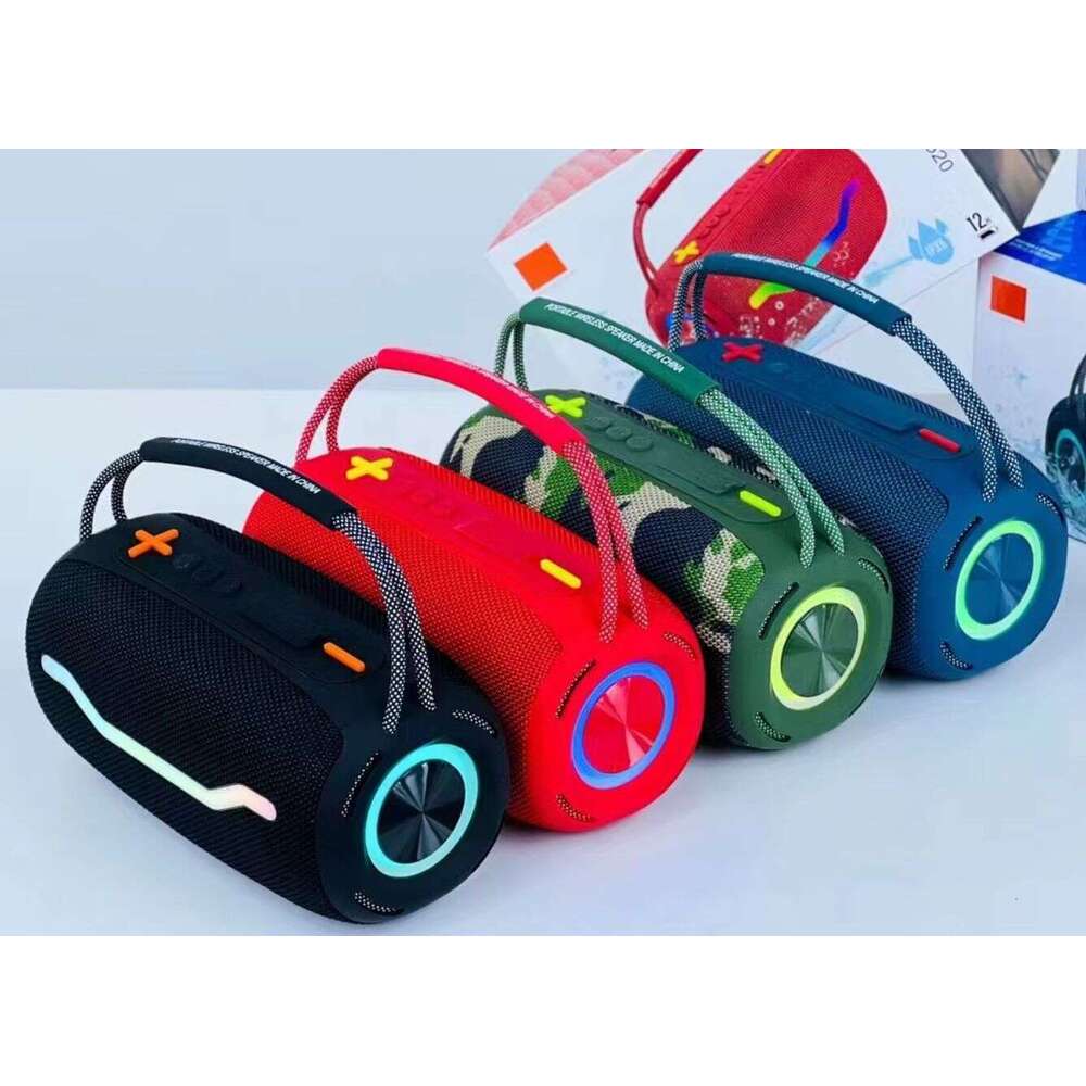 Designer brand new portable high-power Bluetooth RGB subtitles waterproof card slot subwoofer speaker