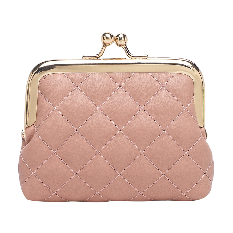 Luxury Wallet New Women's PU Coin Purse -Compact Keyring Wallet with Card Slots & Detachable Clip for Keys/Coins Free Shipping