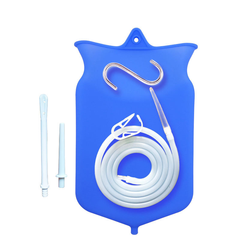 2L Coffee Enema Bag Kit Reusable Silicone Water Colon Cleansing Enteroclysm Detoxified Bowel Bags Vaginal Washing